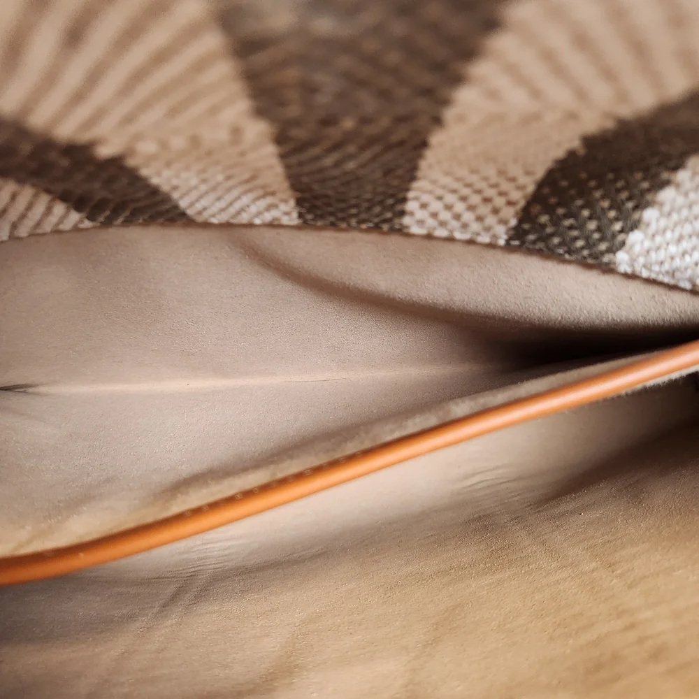 Tory Burch Blake Jumbo Striped Tote Grove Green - Picture 9 of 14